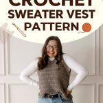 Free Textured Crochet Sweater Vest Pattern