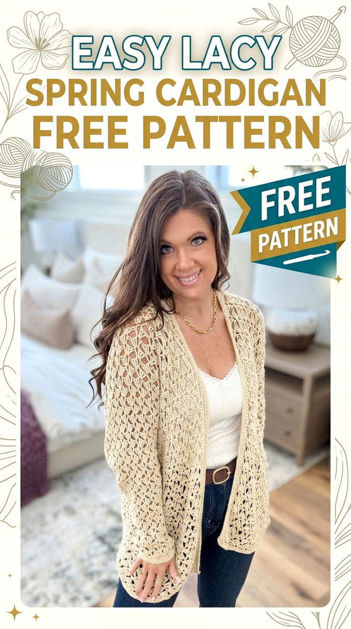 Airy Elegance The Easy Lacy Spring Cardigan