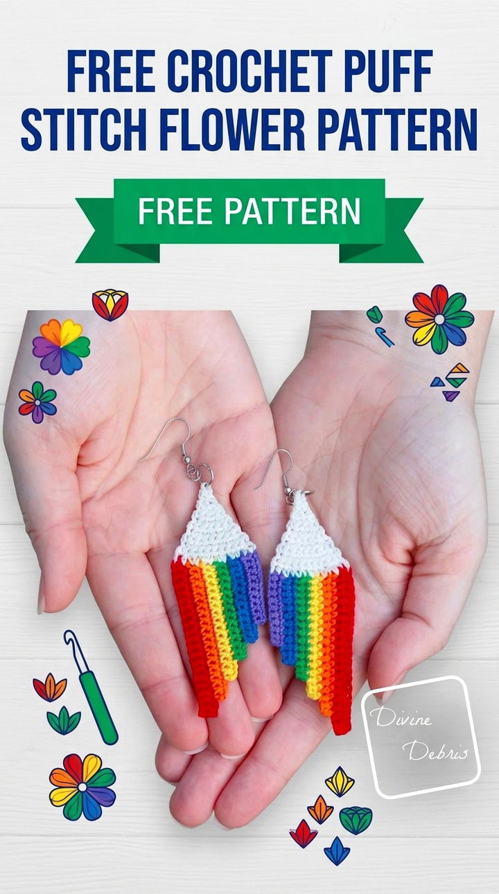 Free Crochet Puff Stitch Flower Pattern