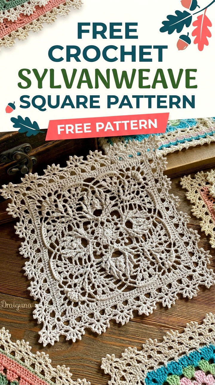 Free Crochet Sylvanweave Square Pattern