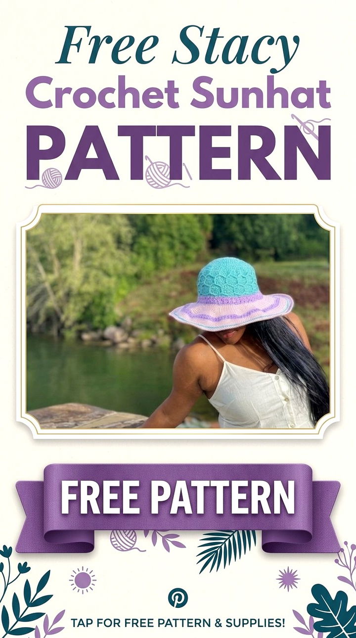 Free Stacy Crochet Sunhat Pattern