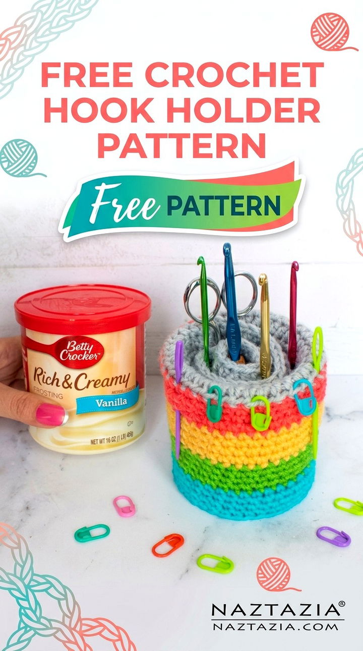 Free Crochet Hook Holder Pattern