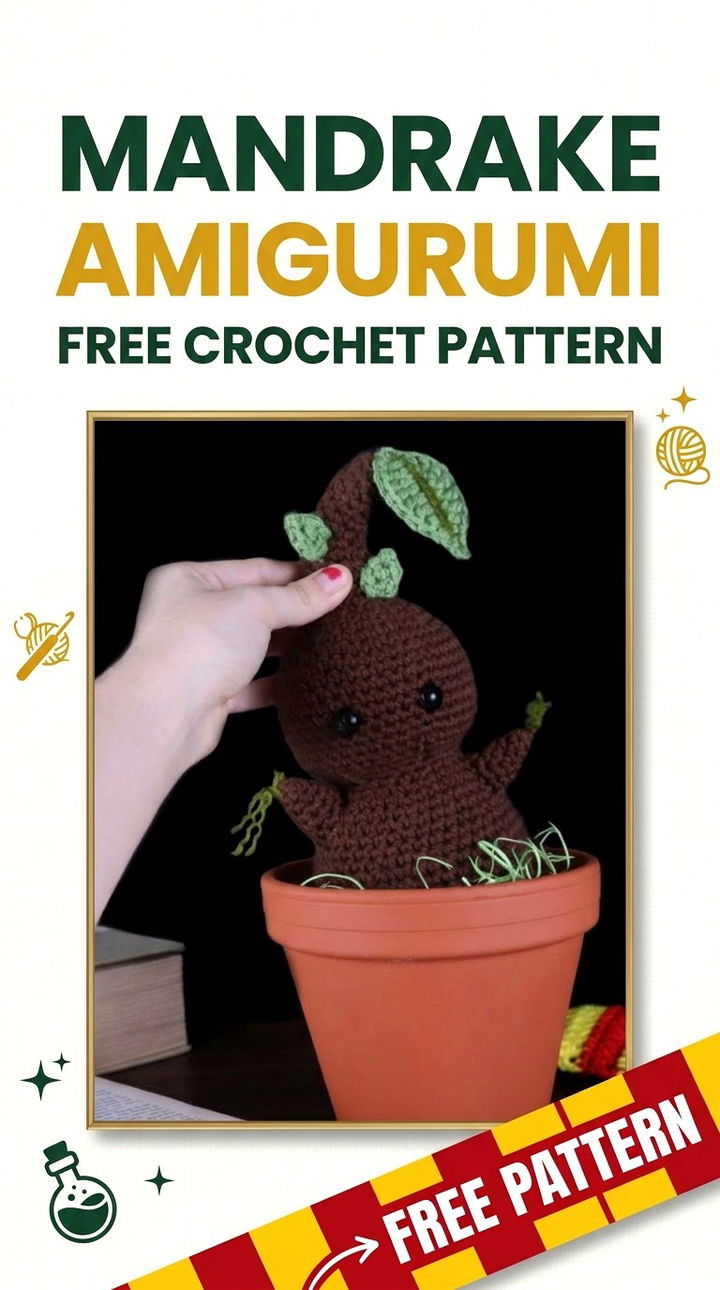 Enchanting Mandrake Amigurumi A Must Have Wizarding World Crochet Project