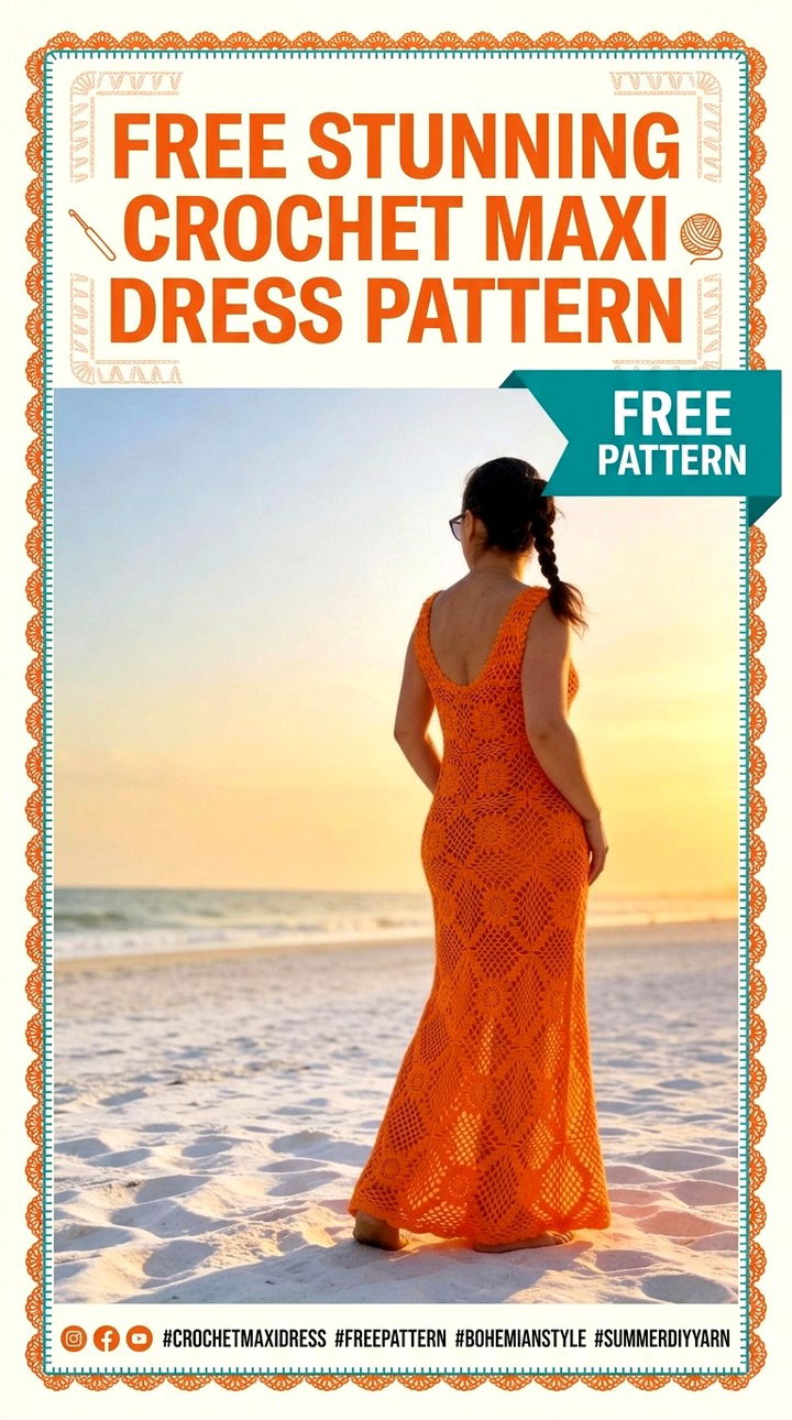 Free Stunning Crochet Maxi Dress Pattern