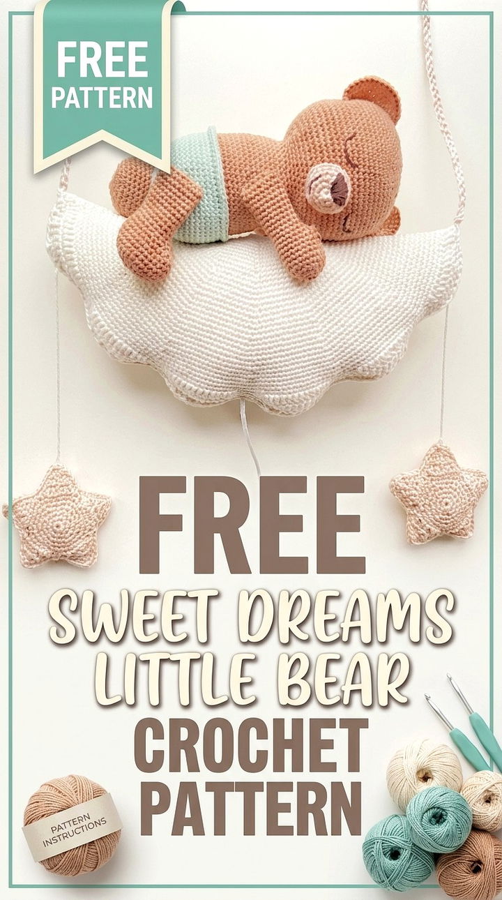 Free Sweet Dreams Little Bear Crochet Pattern
