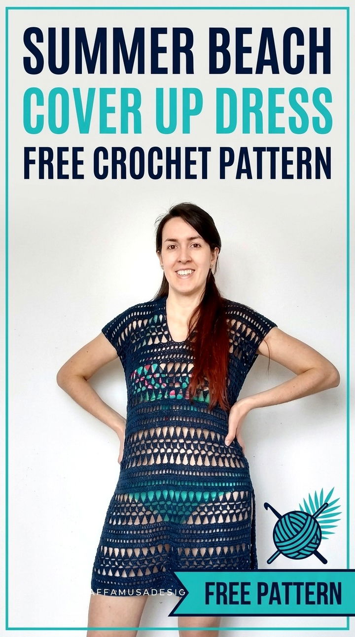 Stylish Summer Beach Cover Up Free Crochet Pattern