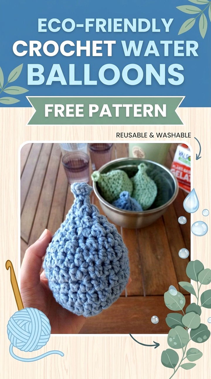 Eco Friendly Crochet Water Balloons Free Pattern