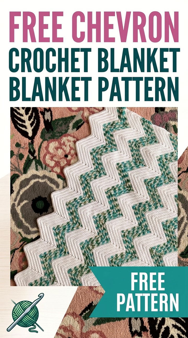 Free Chevron Crochet Blanket Pattern