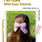Free Crochet Hair Bow Pattern With Easy Tutorial