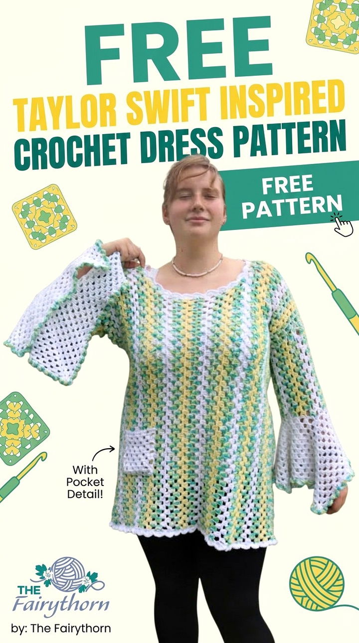 10 Crochet Dress Patterns Inspired by Taylor Swift - Crochet with Patterns
