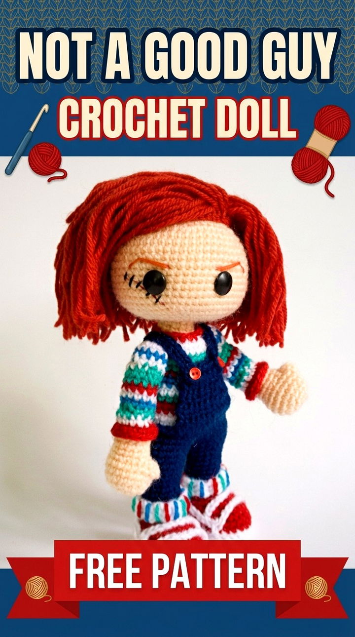 Crafting the Not a Good Guy Crochet Doll