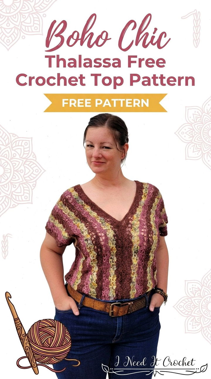 Effortless Style with the Free Crochet Thalassa Top Pattern