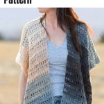 Free Barcelona Summer Crocheted Kimono Cardigan Pattern Modern Retro Bohemian Style
