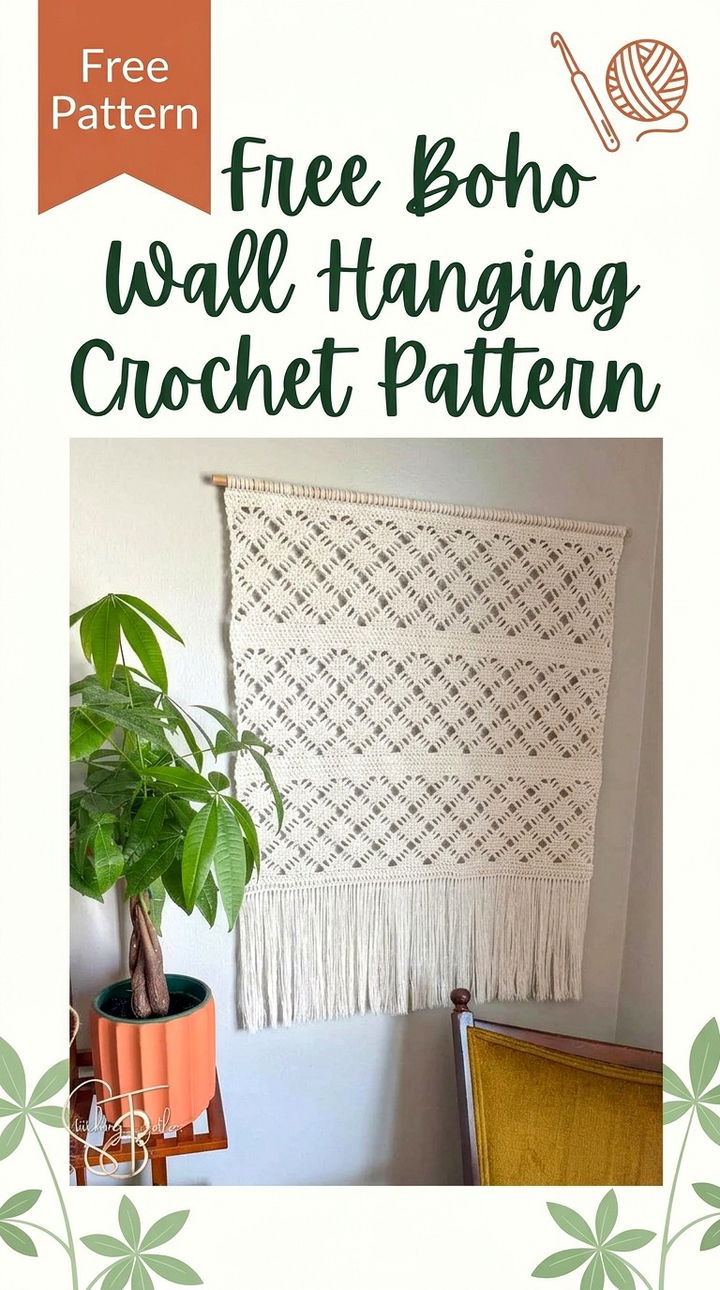 Free Boho Wall Hanging Crochet Pattern
