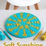 Free Crochet Soft Sunshine Chair Pad Pattern