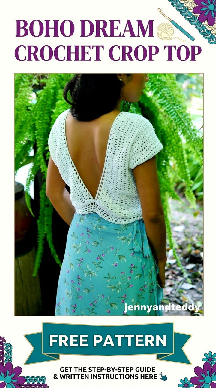 Boho Dream Crochet Crop Top