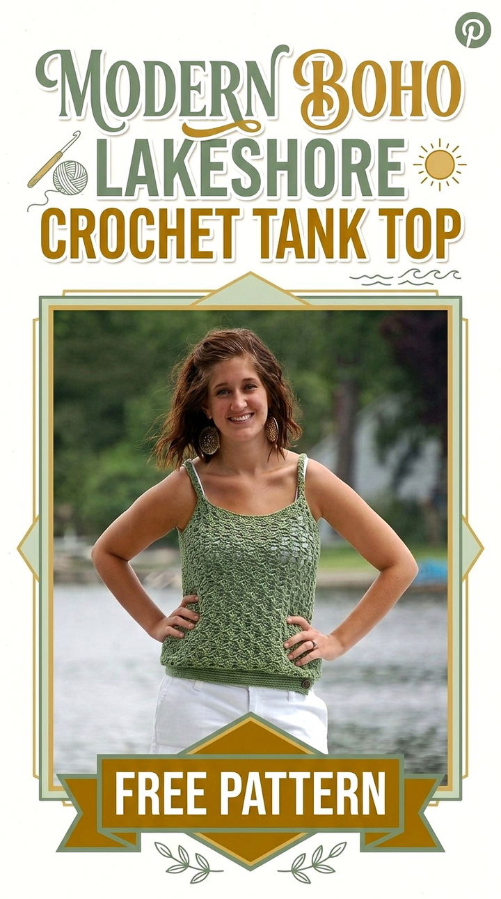 Effortless Summer Style The Lakeshore Crochet Tank Top