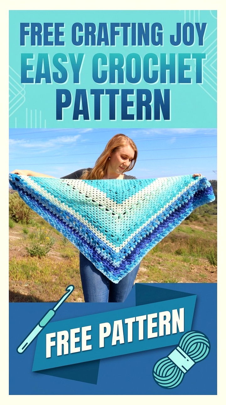 Free Crafting Joy Easy Crochet Pattern Modern Groovy Style