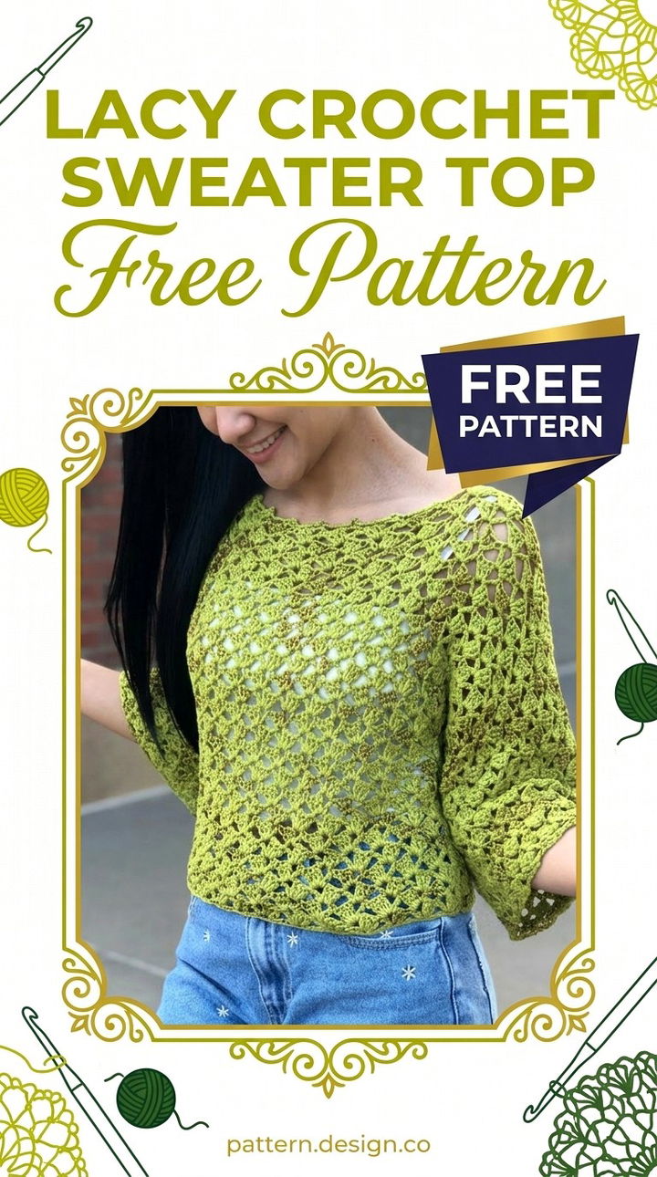 Lightweight Layers The Lacy Crochet Sweater Top