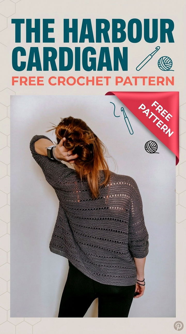 Coastal Comfort The Harbour Cardigan Crochet Pattern