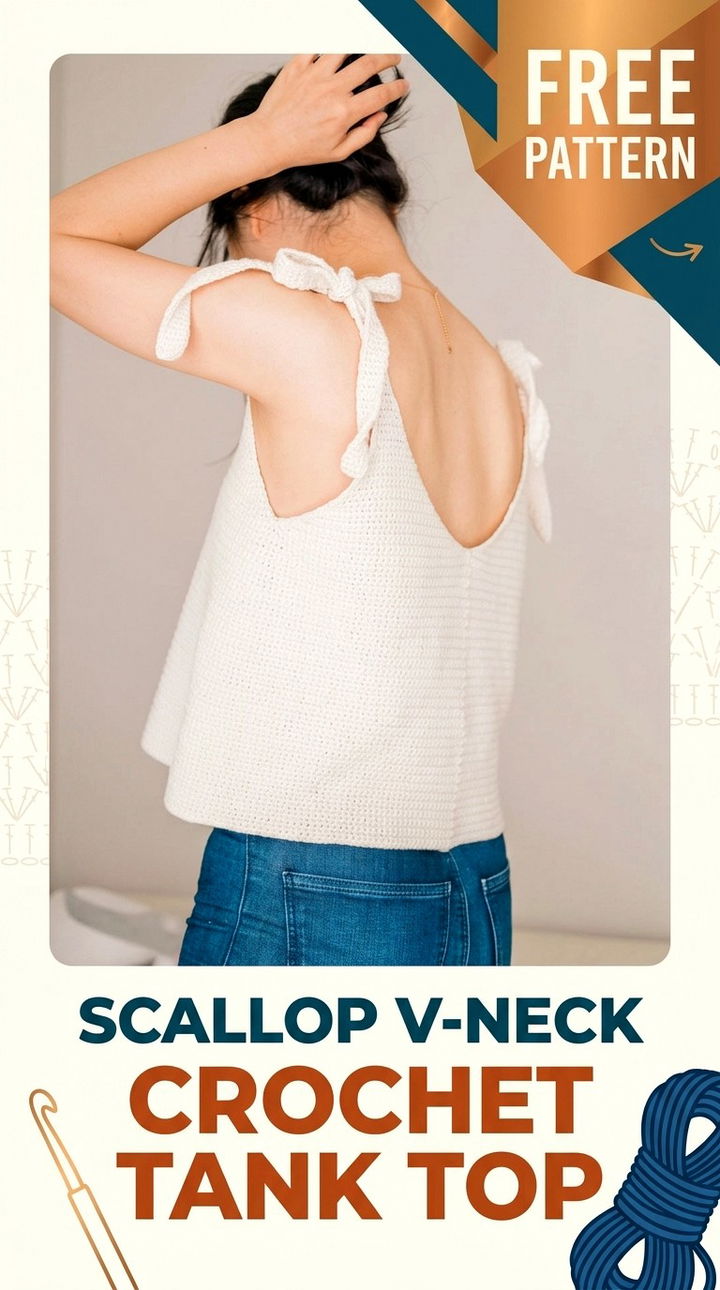 Elevate Your Summer Wardrobe with the Scallop V Neck Tank Top