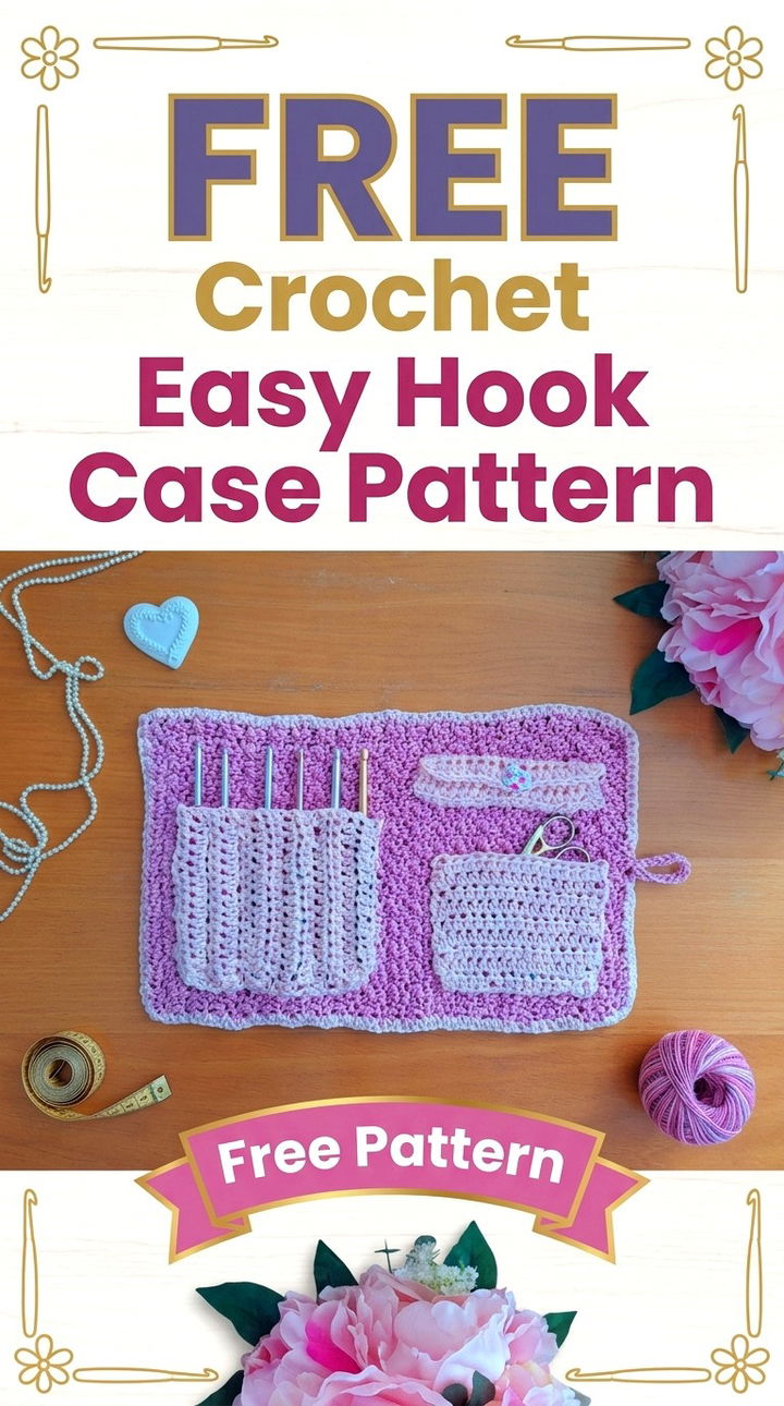 Free Crochet Easy Hook Case Pattern