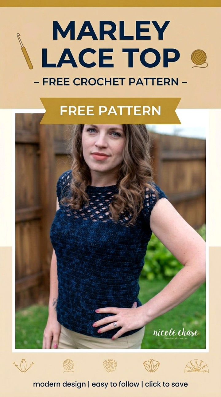 Marley Lace Top A Modern Bohemian Free Crochet Pattern
