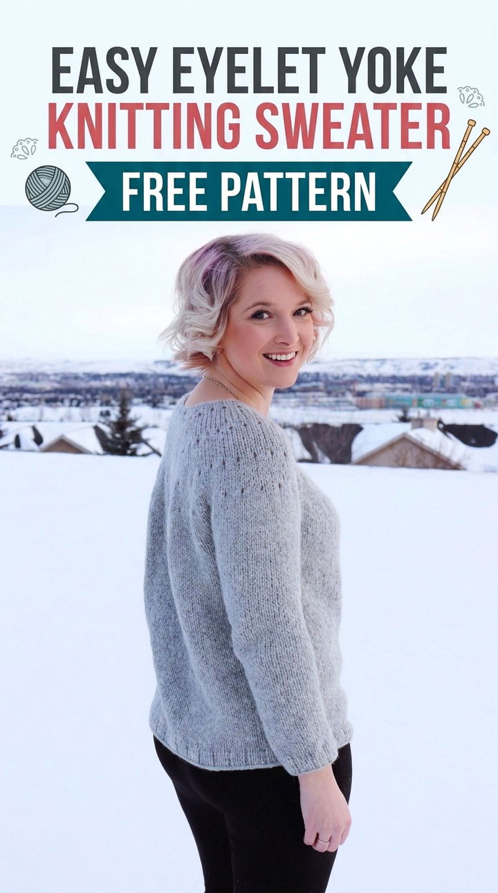 Mastering the Easy Eyelet Yoke Sweater