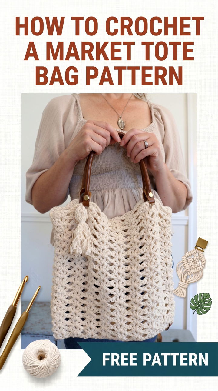 Sustainable Style The Essential Crochet Market Tote Bag Pattern