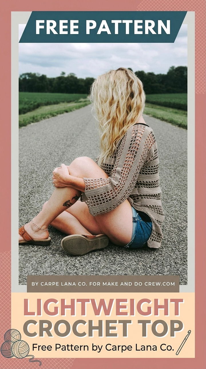 Airy Sophistication The Lightweight Crochet Top
