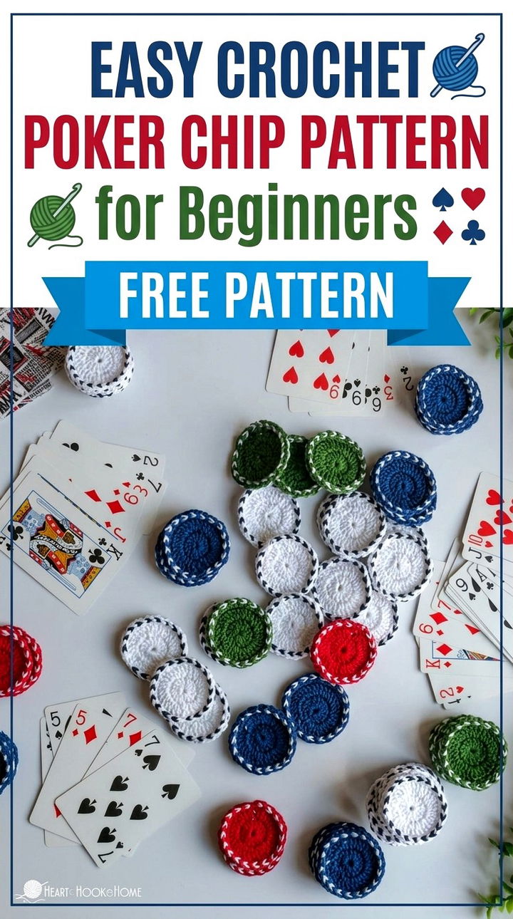Easy Crochet Poker Chip Pattern for Beginners