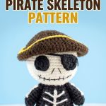 Free Crochet Pirate Skeleton Pattern Modern Retro Boho Style
