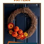Free Fabulous Fall Crochet Wreath Pattern Autumn Boho Home Decor