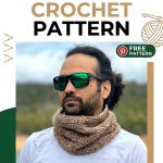 Free Hillside Men’s Cowl Crochet Pattern Modern Groovy Winter Style