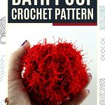 Free Scrubby Bath Pouf Crochet Pattern Modern Retro Self Care