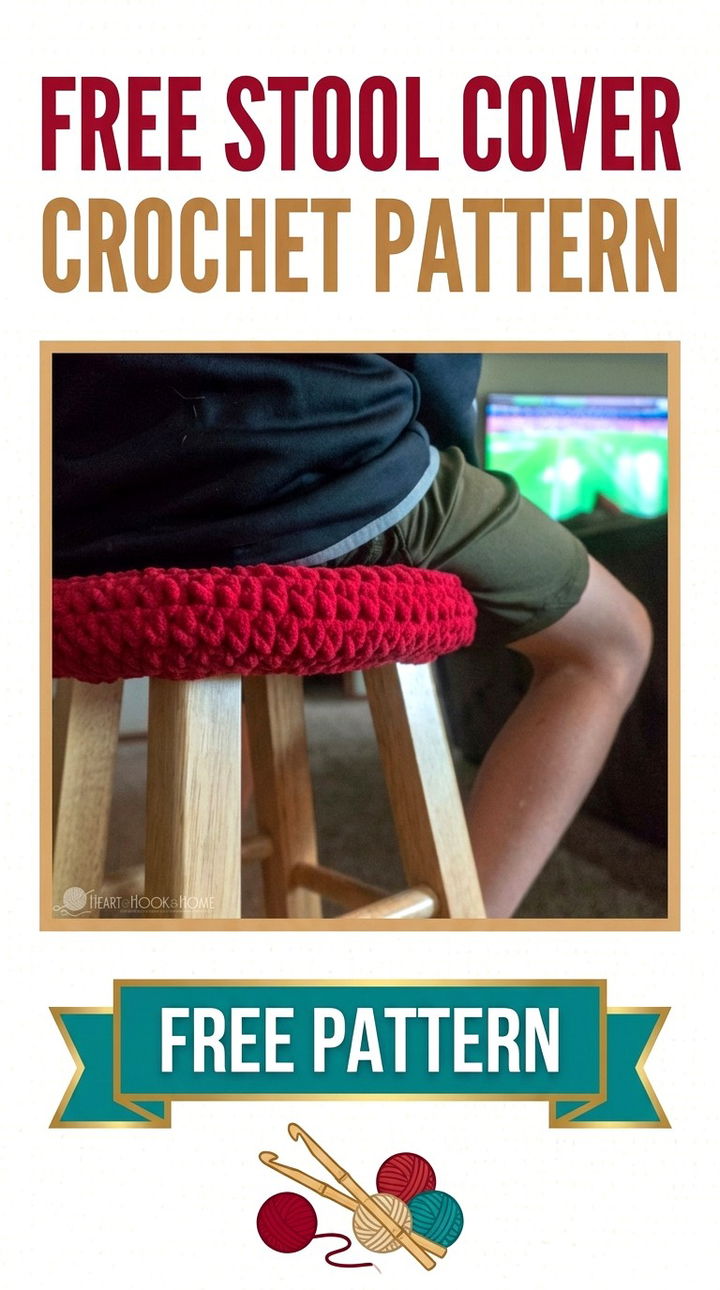 Free Stool Cover Crochet Pattern