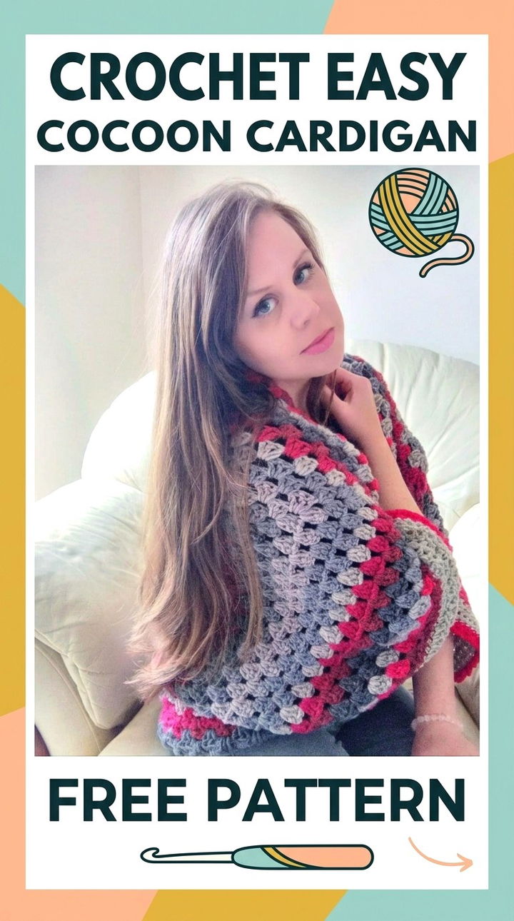 The Crochet Easy Cocoon Cardigan Comfort Meets Simplicity