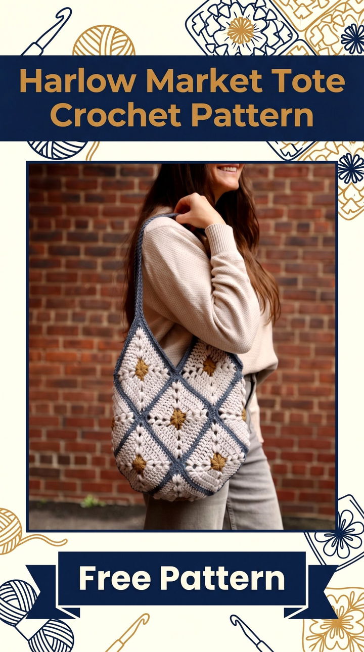 The Harlow Market Tote A Sophisticated Essential for Sustainable Living