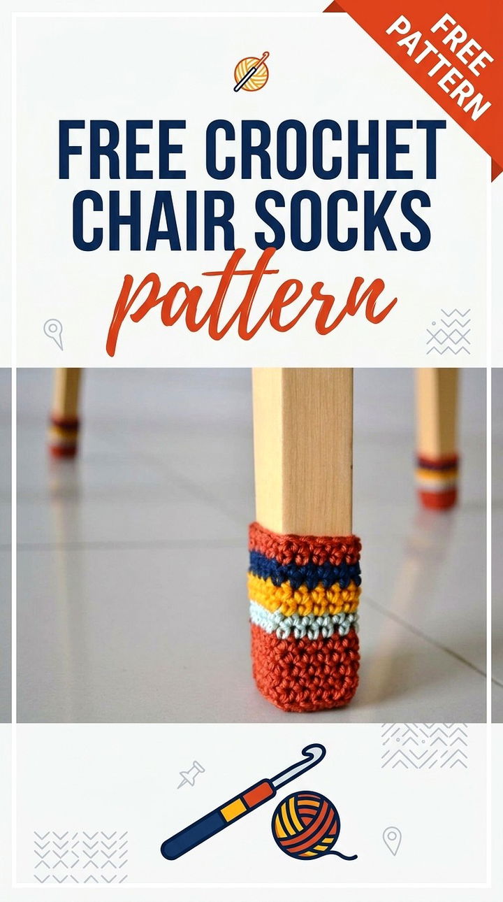 Free Crochet Chair Socks Pattern