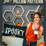 Free Spooky Halloween Crochet Pillow Pattern Cozy Boho Decor