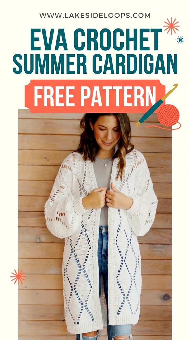 Seasonal Sophistication The Eva Crochet Summer Cardigan