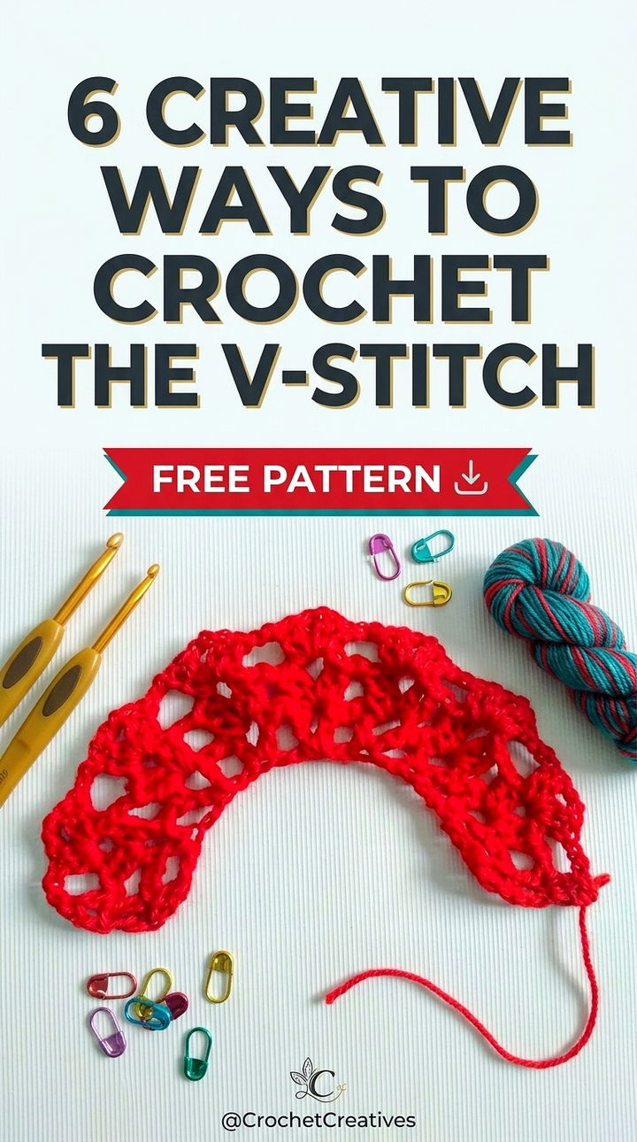 Six Creative Ways to Crochet the V Stitch