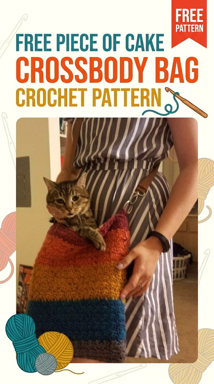 Free Piece of Cake Crossbody Bag Crochet Pattern