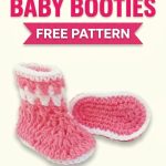 Cozy and Stylish Crochet Baby Booties Free Pattern