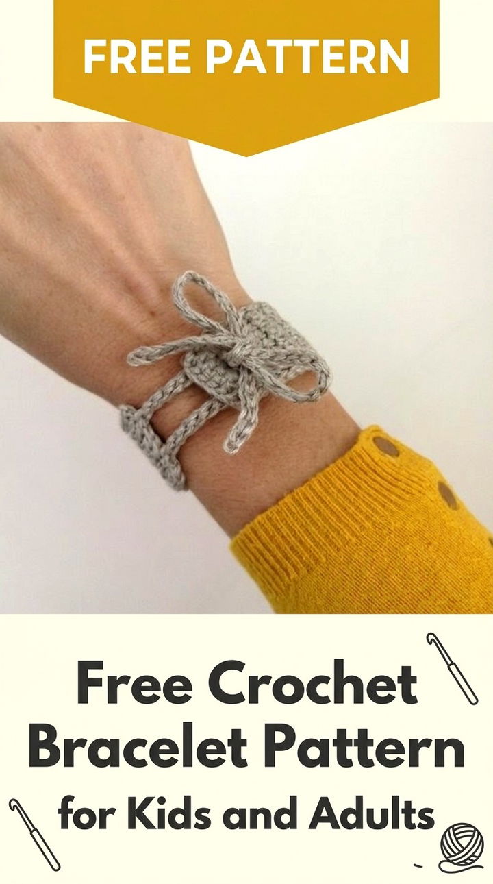 Free Crochet Bracelet Pattern for Kids and Adults Vibrant Retro Chic Wristwear