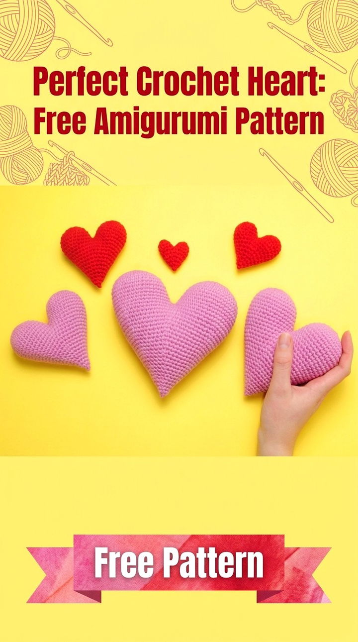 Perfect Crochet Heart Free Amigurumi Pattern