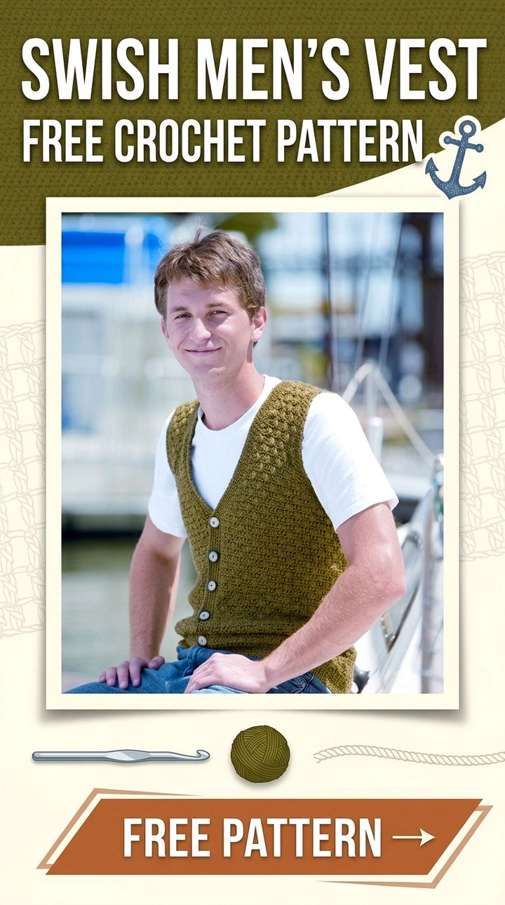 Swish Men's Vest Dapper Retro Chic Layering Piece