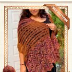The Autumn Stroll Wrap Vibrant Retro Chic Bohemian Layering Accent