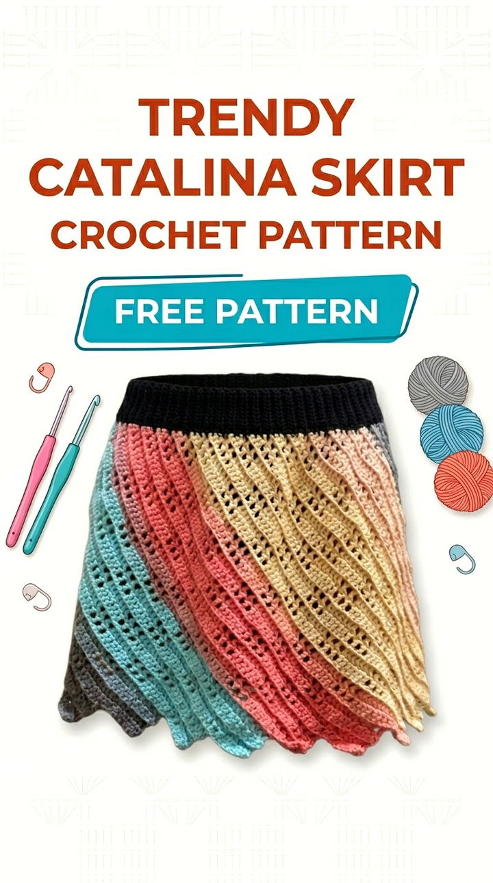 Trendy Catalina Skirt Crochet Pattern Free Pattern