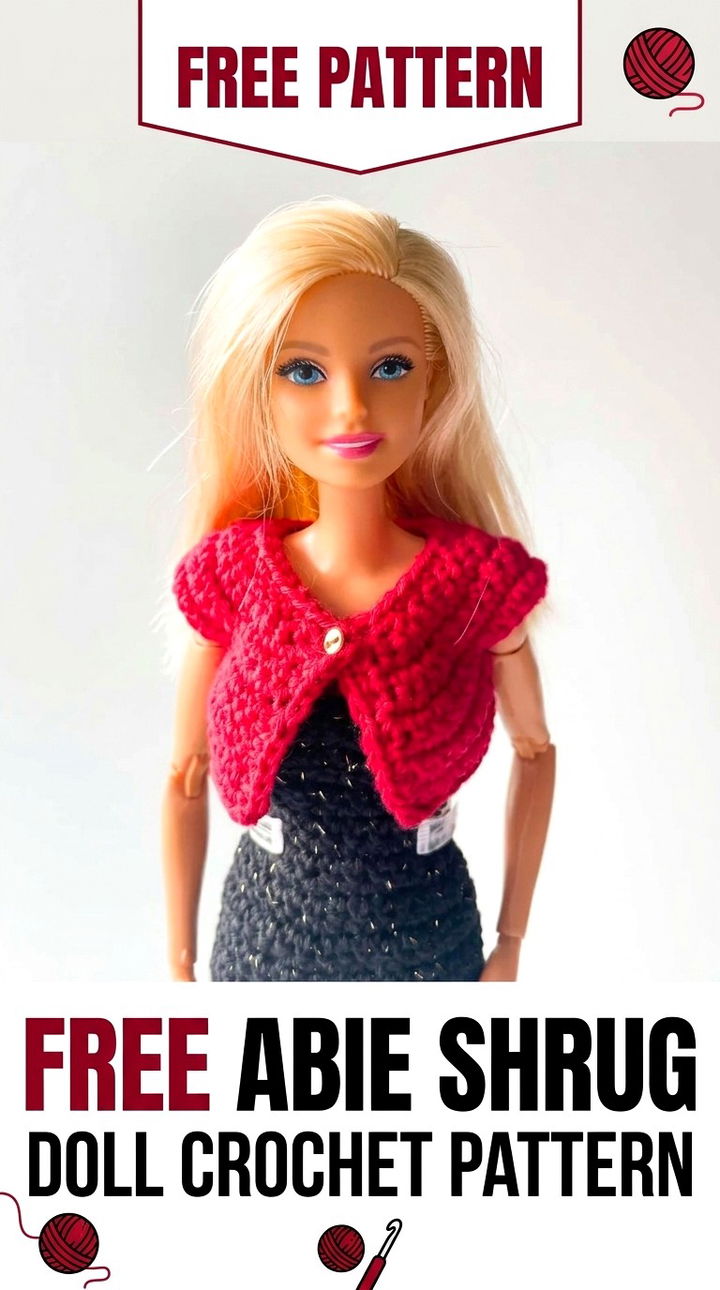 Free Abie Shrug Doll Crochet Pattern